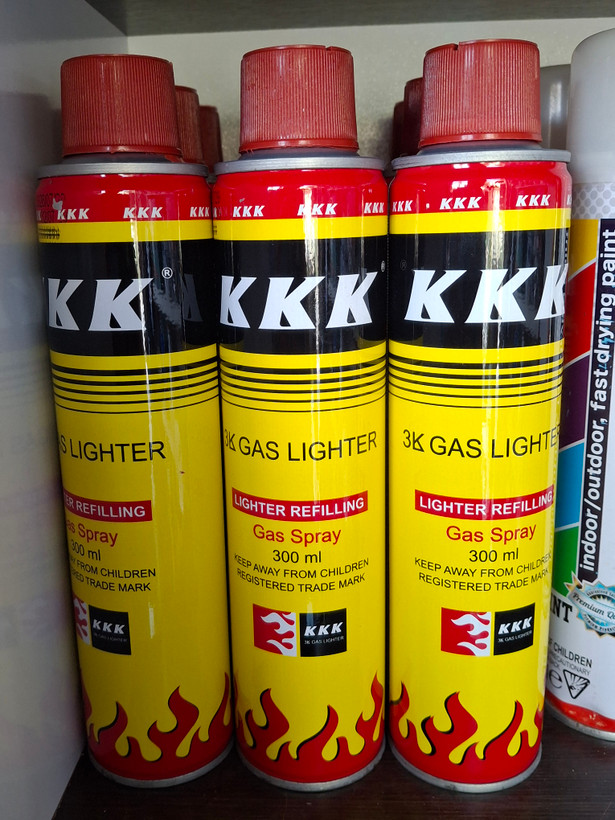 گاز فندک 300 میل KKK